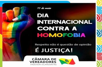 DIA 17 DE MAIO - COMBATE A HOMOFOBIA