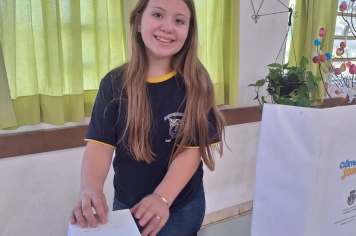 Foto - Dia de votação - Câmara Júnior 2026