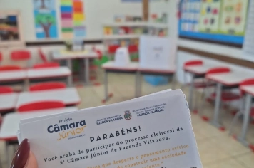 Foto - Dia de votação - Câmara Júnior 2026