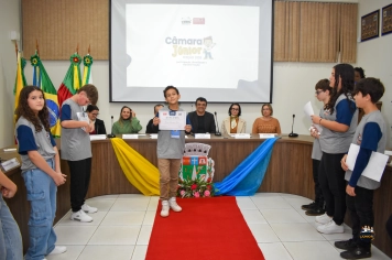 Foto - CERIMÔNIA DE POSSE DA CÂMARA JÚNIOR 2026
