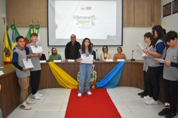 Foto - CERIMÔNIA DE POSSE DA CÂMARA JÚNIOR 2026