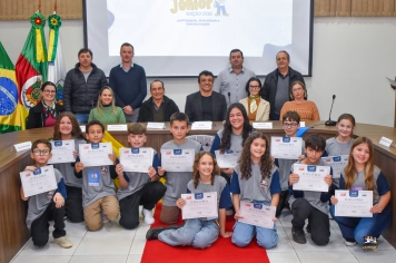 Foto - CERIMÔNIA DE POSSE DA CÂMARA JÚNIOR 2026