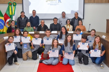Foto - CERIMÔNIA DE POSSE DA CÂMARA JÚNIOR 2026
