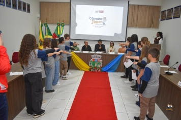 Foto - CERIMÔNIA DE POSSE DA CÂMARA JÚNIOR 2026