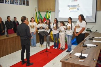 Foto - CERIMÔNIA DE POSSE DA CÂMARA JÚNIOR 2026