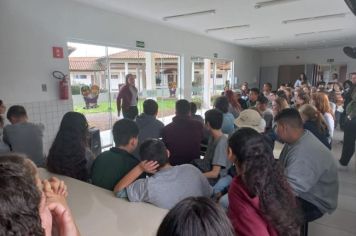 Foto - Reunião para planejamento da Primeira edição da Câmara Júnior. Dia 15/09/2022