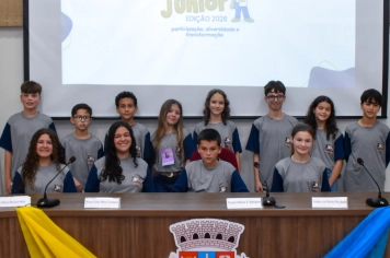 Foto - CERIMÔNIA DE POSSE DA CÂMARA JÚNIOR 2026