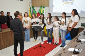 Foto - CERIMÔNIA DE POSSE DA CÂMARA JÚNIOR 2026