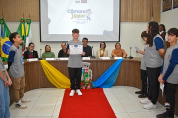 Foto - CERIMÔNIA DE POSSE DA CÂMARA JÚNIOR 2026