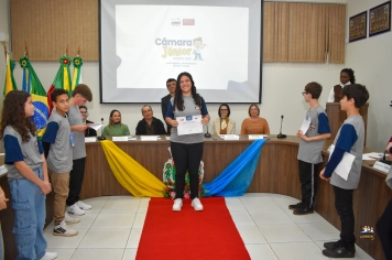 Foto - CERIMÔNIA DE POSSE DA CÂMARA JÚNIOR 2026