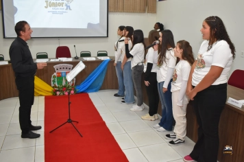 Foto - CERIMÔNIA DE POSSE DA CÂMARA JÚNIOR 2026