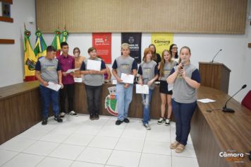 Foto - Cerimônia de Encerramento da III Edição do Projeto Câmara Júnior 2024