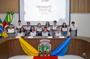 Foto - CERIMÔNIA DE POSSE DA CÂMARA JÚNIOR 2026