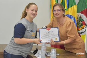 Foto - Cerimônia de Encerramento da III Edição do Projeto Câmara Júnior 2024