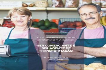 DIA 16 DE JULHO: DIA DO COMERCIANTE