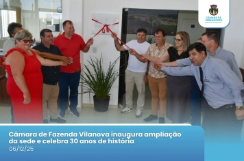 Inauguração da Câmara de vereadores 