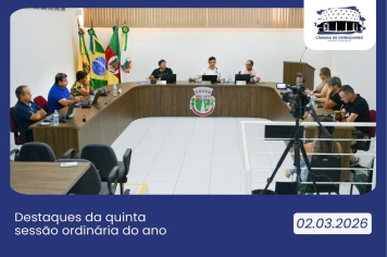 6º SESSÃO DE 2026 - 5º ORDINÁRIA