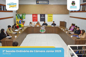 2ª SESSÃO PLENÁRIA DA CÂMARA JÚNIOR 2025