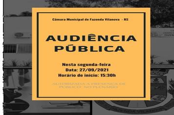 Audiência pública: