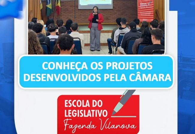 Conheça os projetos desenvolvidos pela Câmara