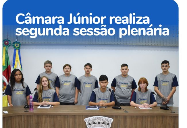 2ª SESSÃO ORDINÁRIA DA CÂMARA JÚNIOR