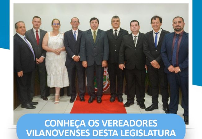 CONHEÇA OS VEREADORES DESTA LEGISLATURA