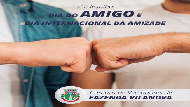 Dia 20 de julho: DIA DO AMIGO