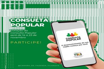 Votação da Consulta Popular será de 14 a 23 de novembro