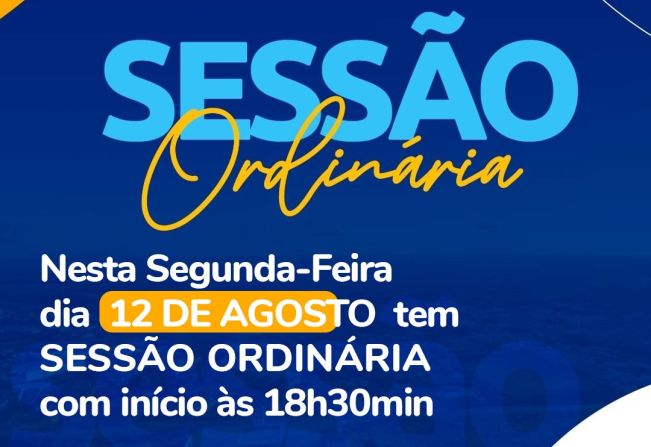 Convite para sessão ordinária