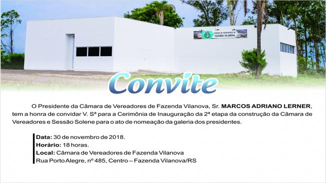 Convite à população