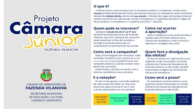 CONFIRA O EDITAL CÂMARA JÚNIOR